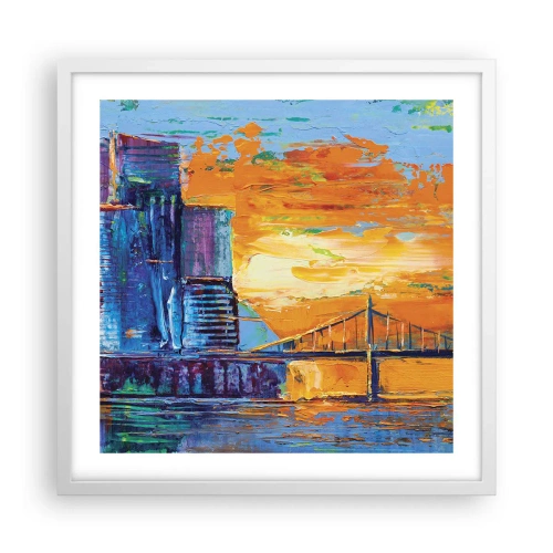 Plakát v bílém rámu - Kultura a příroda - 50x50 cm