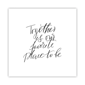 Plakát - Cítíte to také? - 40x40 cm