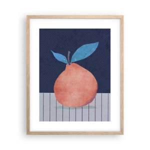 Plakát v rámu světlý dub - Konvexita a rovina - 40x50 cm