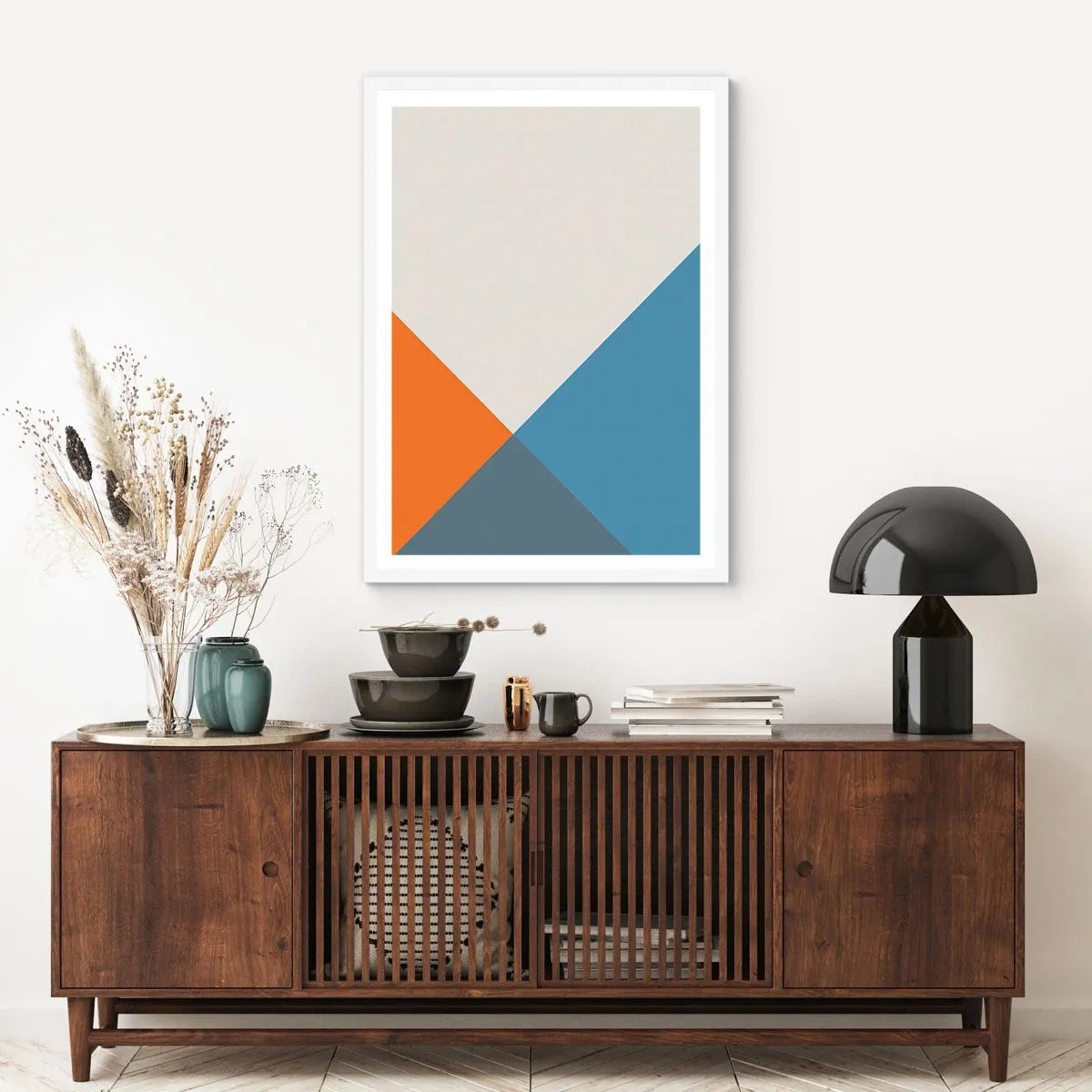 Plakát v bílém rámu - Pod úhlem… - 50x70 cm