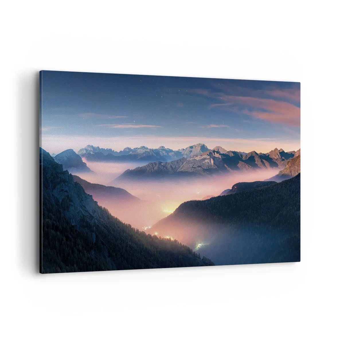 Obraz na plátně - Světlo v údolích - 120x80 cm