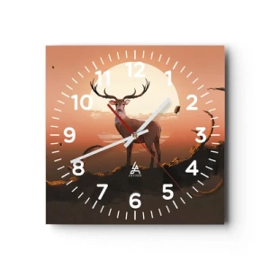 Nástěnné hodiny - Tato noc se nepodobá jiným - 40x40 cm