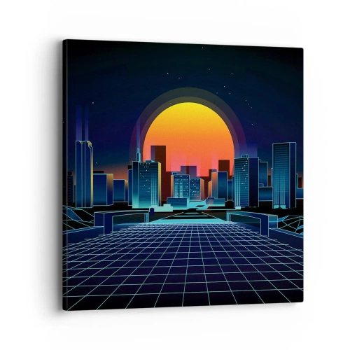 Obraz na plátně - Pořád chcete do reálu? - 40x40 cm