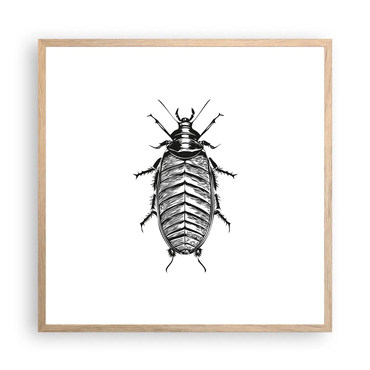 Plakát v rámu světlý dub - Vzorový exemplář! - 60x60 cm