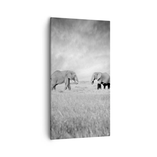 Obraz na plátně - Šedá je krásná - 55x100 cm