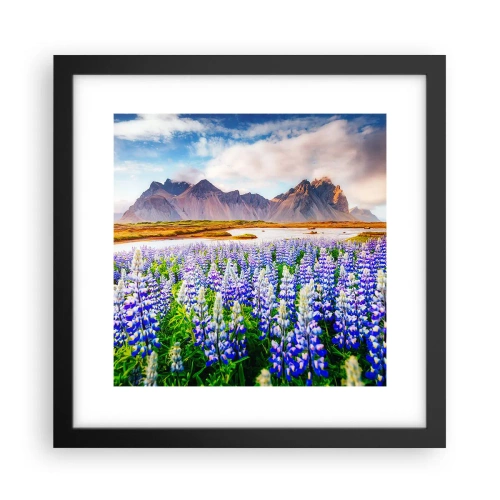 Plakát v černém rámu - Síla a přísnost vedle mírnosti - 30x30 cm