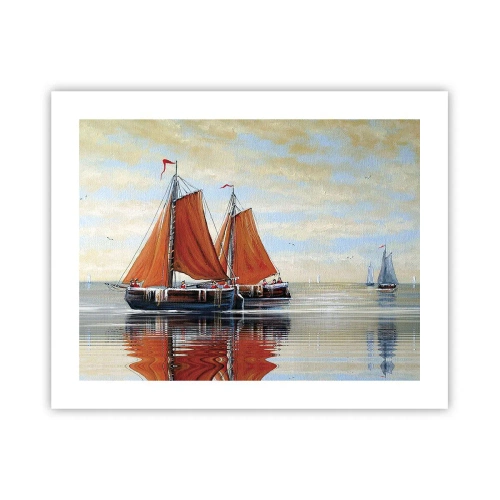 Plakát - Pluj, námořníku… - 50x40 cm