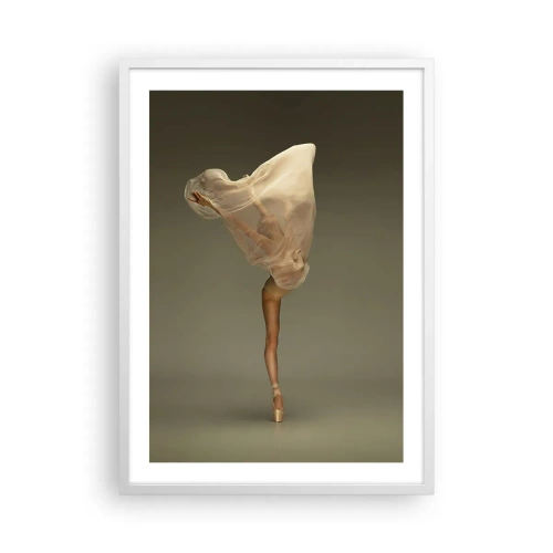 Plakát v bílém rámu - Hned poletí - 50x70 cm