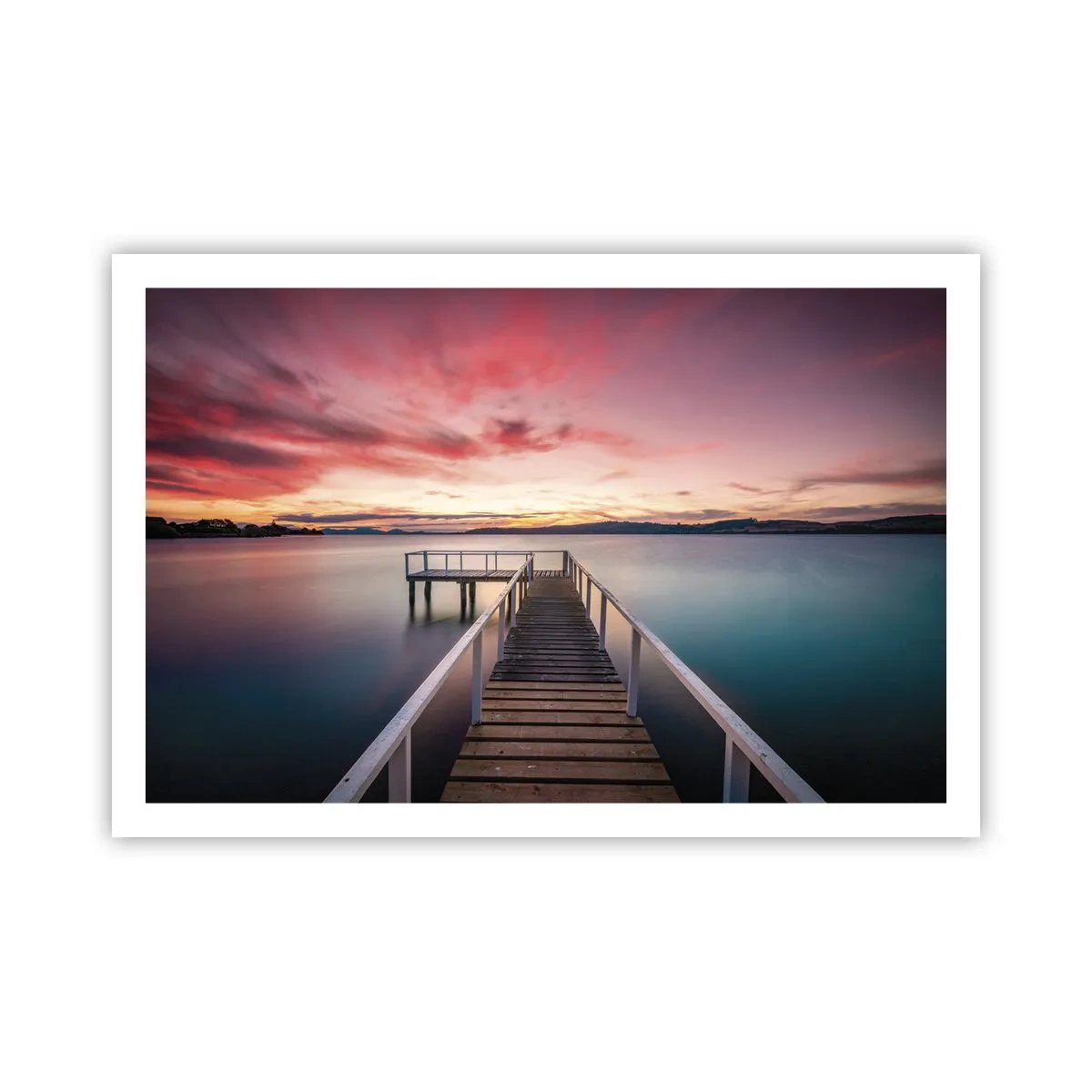 Plakát - Jemný plamen večera - 91x61 cm