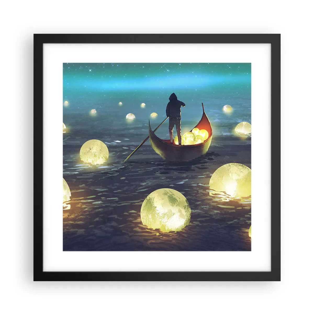 Plakát v černém rámu - Věci, o nichž se filozofům nezdá - 40x40 cm