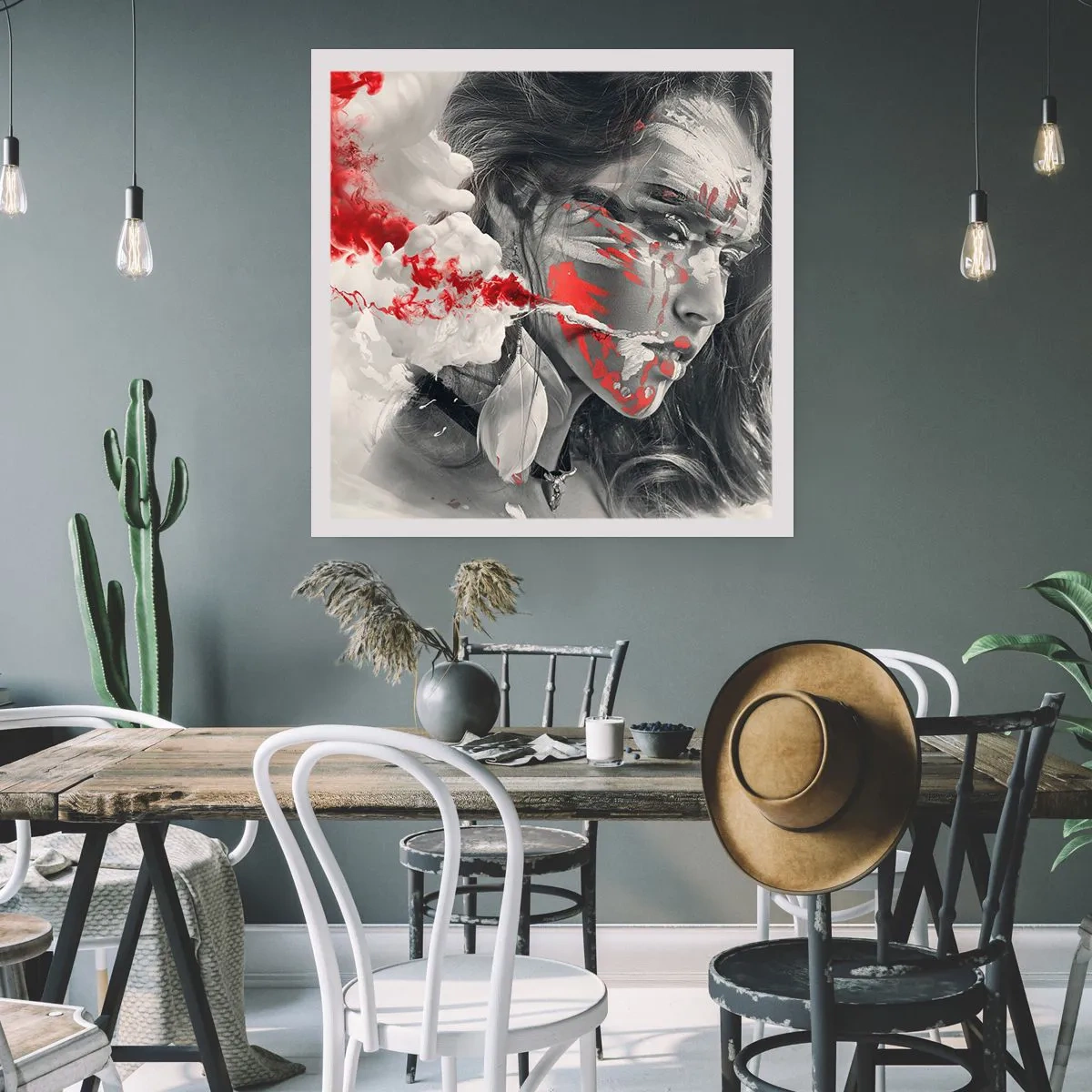 Plakát - Ve spárech absurdity - 60x60 cm
