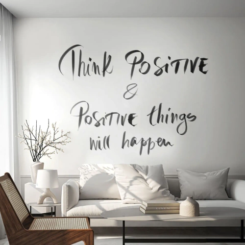 Fototapeta Standard Eco - Motivační citát elegantním černým písmem na bílém pozadí - 100x70cm - Jak žít? - Moderní nástěnná dekorace do obývacího pokoje a ložnice ARTTOR