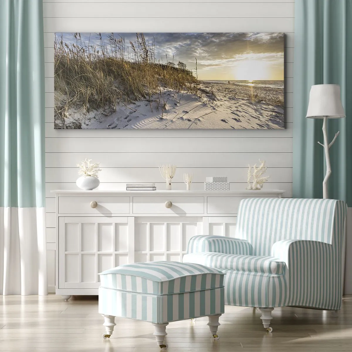 Obraz na plátně - Pozvánka na procházku - 160x50 cm