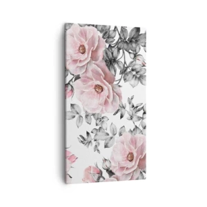 Obraz na plátně - Ztratit se v květinách růží - 45x80 cm