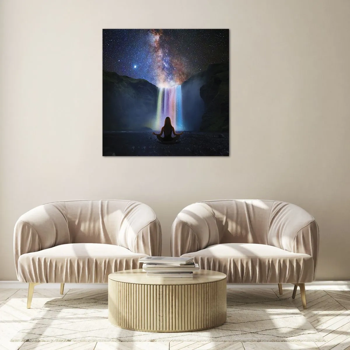 Obraz na skle - Absolutní harmonie - 70x70 cm