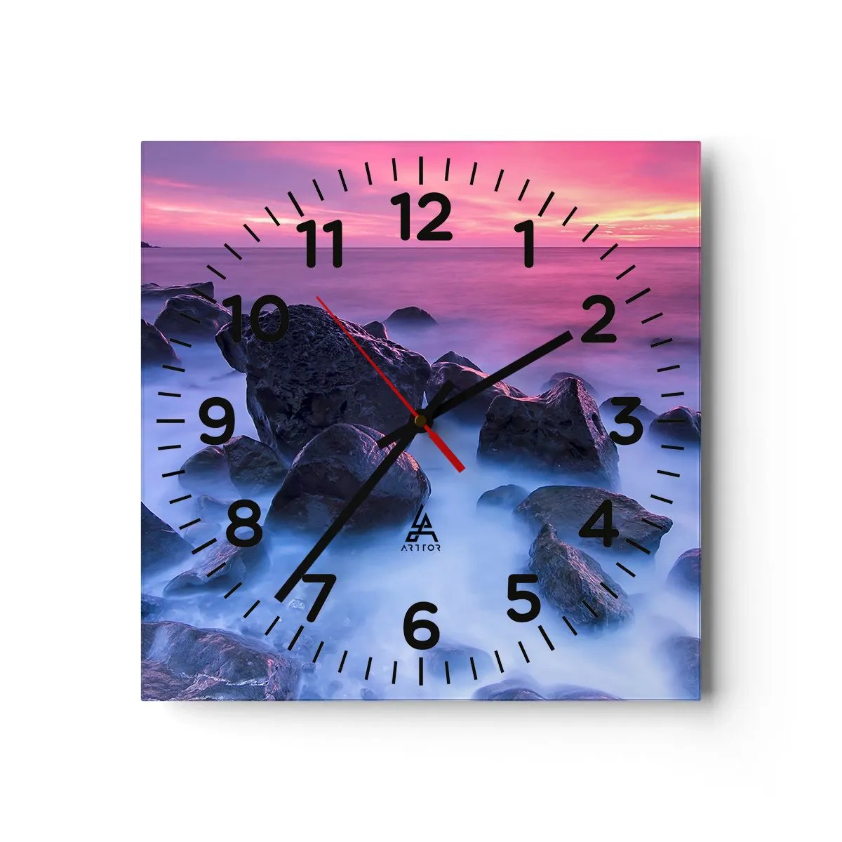 Nástěnné hodiny - Narozeniny v lesku a v mlze - 30x30 cm