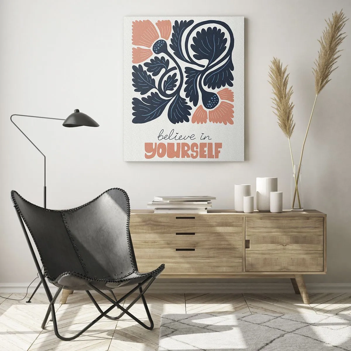 Obraz na skle - A ty rozkvétáš - 50x70 cm