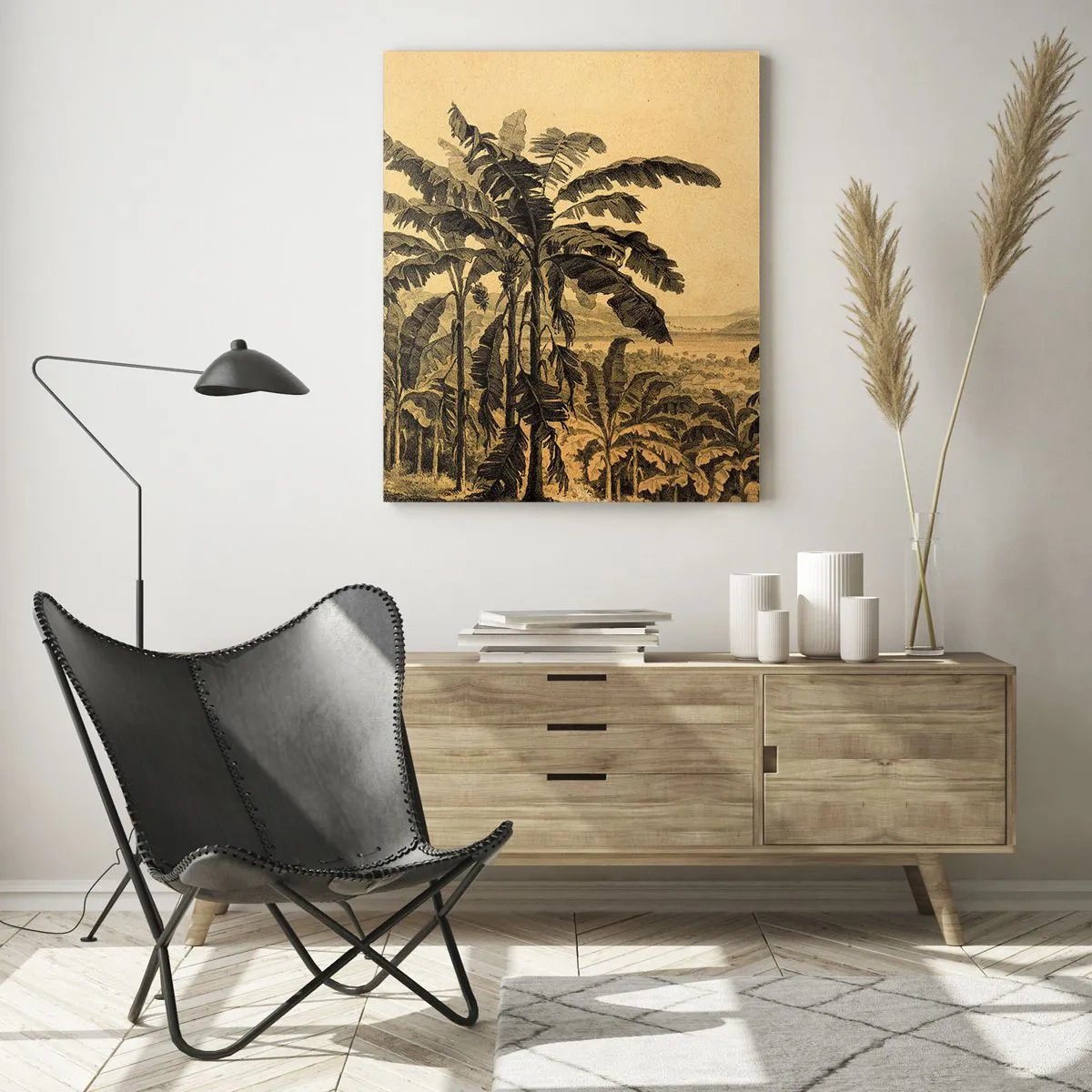 Obraz na skle - V koloniálním stylu - 70x100 cm