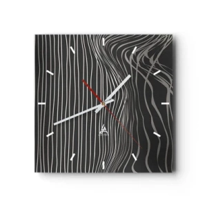 Nástěnné hodiny - Rytmus a přízvuk - 30x30 cm