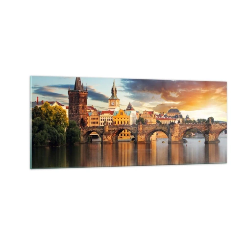 Obraz na skle - Krásná od pradávna - 100x40 cm