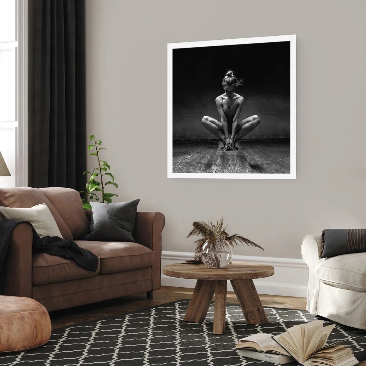 Plakát - Koncentrace taneční energie - 60x60 cm