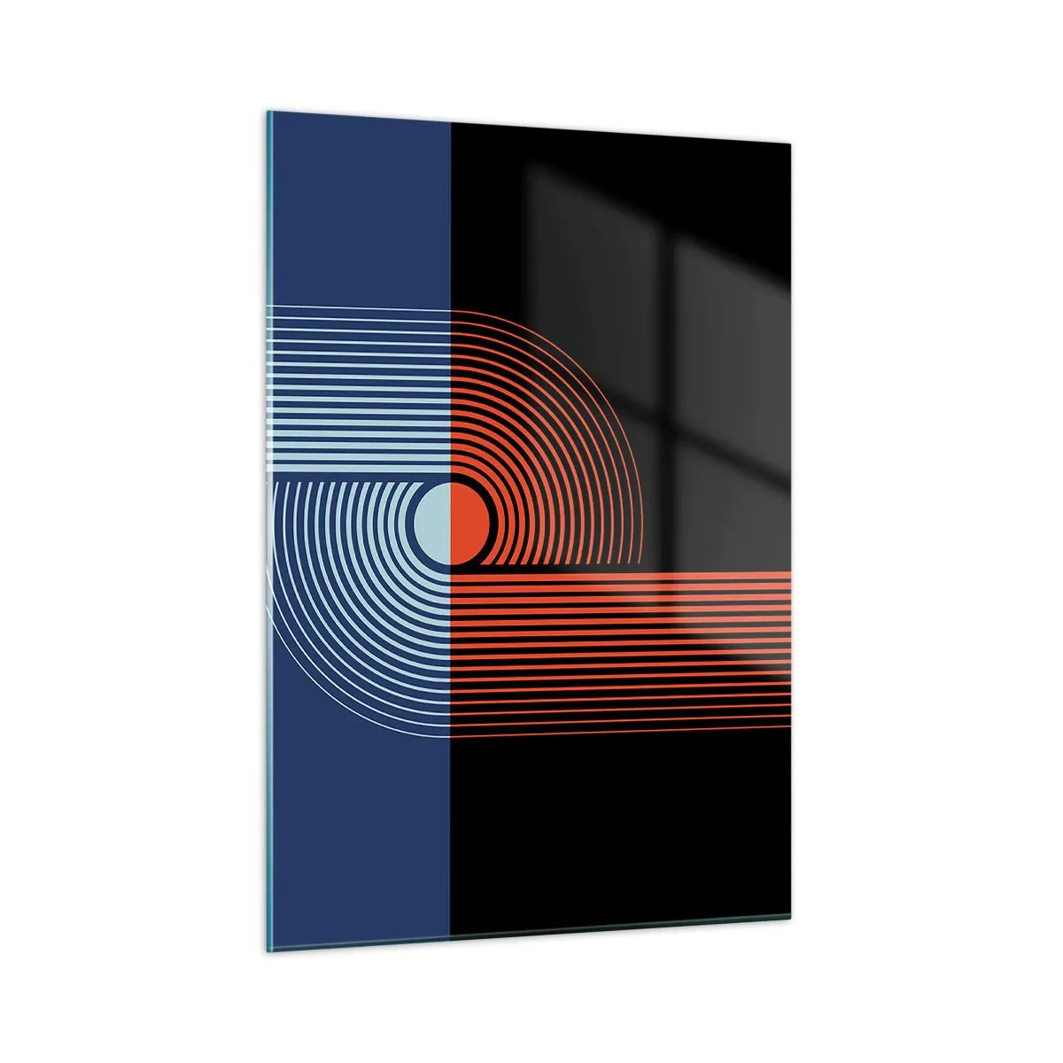 Obraz na skle - V geometrickém objetí - 50x70 cm