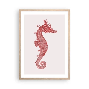 Plakát v rámu světlý dub - Dokonalá bytost - 50x70 cm