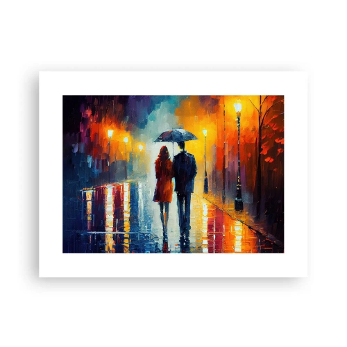 Plakát - Spolu – barevná noc - 40x30 cm