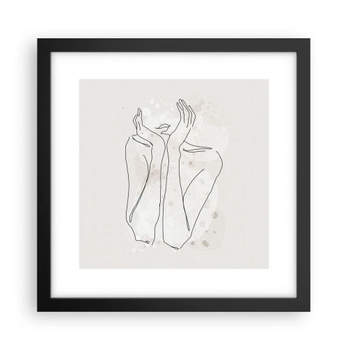 Plakát v černém rámu - Zasněný okamžik - 30x30 cm