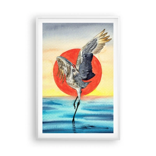 Plakát v bílém rámu - Je čas jít zpět - 61x91 cm