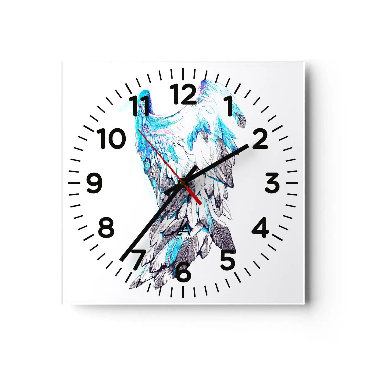 Nástěnné hodiny - Potřebuji křídla - 30x30 cm