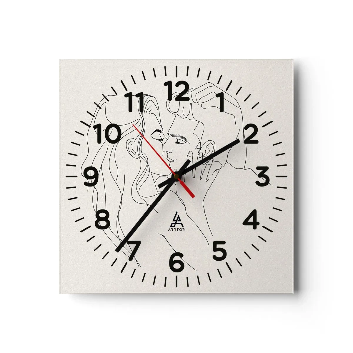 Nástěnné hodiny - Zamotaní citem - 30x30 cm