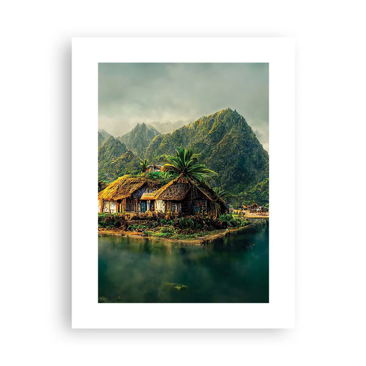 Plakát - Tropický ráj - 30x40 cm