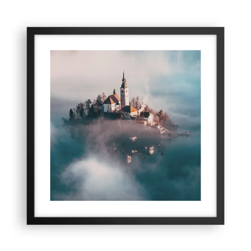 Plakát v černém rámu - Ostrov snů - 40x40 cm