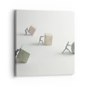 Obraz na plátně - Život samotný - 30x30 cm