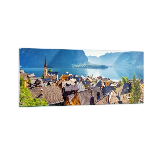 Obraz na skle - Víc malebně to nejde - 100x40 cm