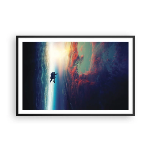 Plakát v černém rámu - Tváří v tvář vesmíru - 91x61 cm