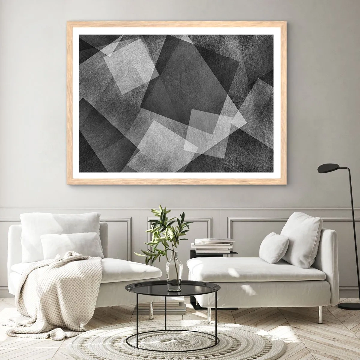 Plakát v rámu světlý dub - Odvěký symbol trvalosti a pořádku - 40x30 cm