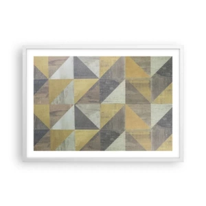 Plakát v bílém rámu - V úhlu trojúhelníku - 70x50 cm