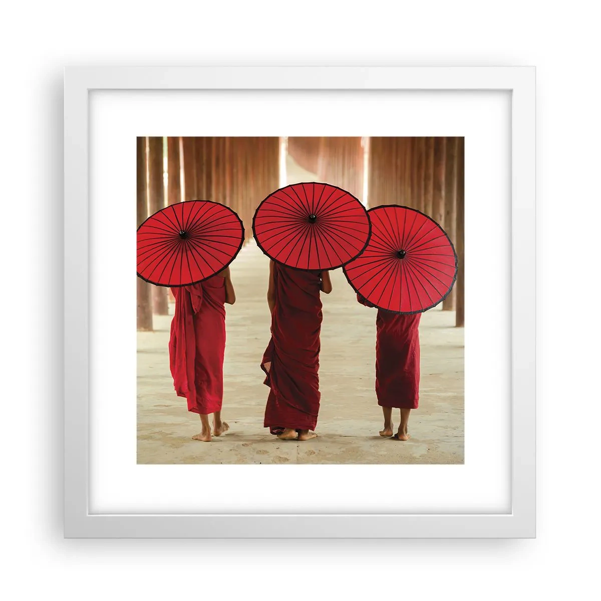 Plakát v bílém rámu - Na cestě do Čisté říše - 30x30 cm