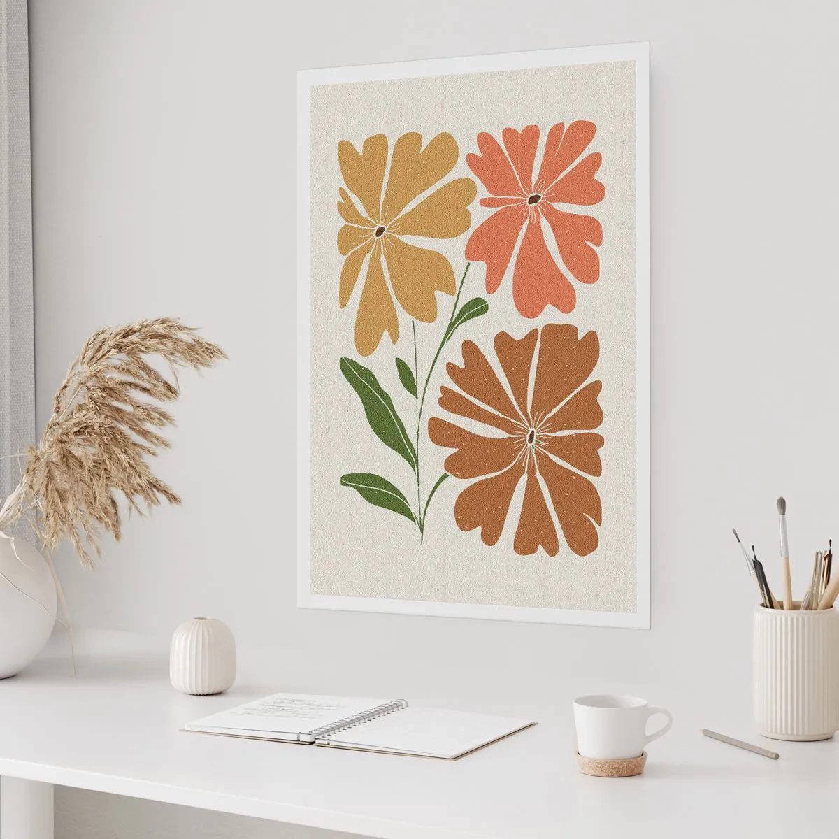 Plakát - Příroda a geometrie - 70x100 cm