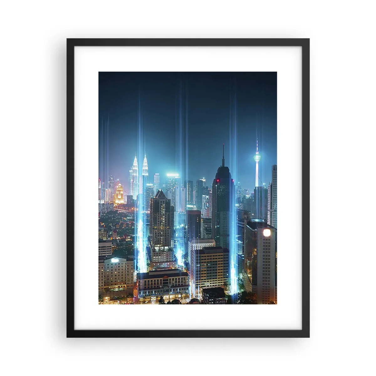 Plakát v černém rámu - Berlinským způsobem do nebe - 40x50 cm