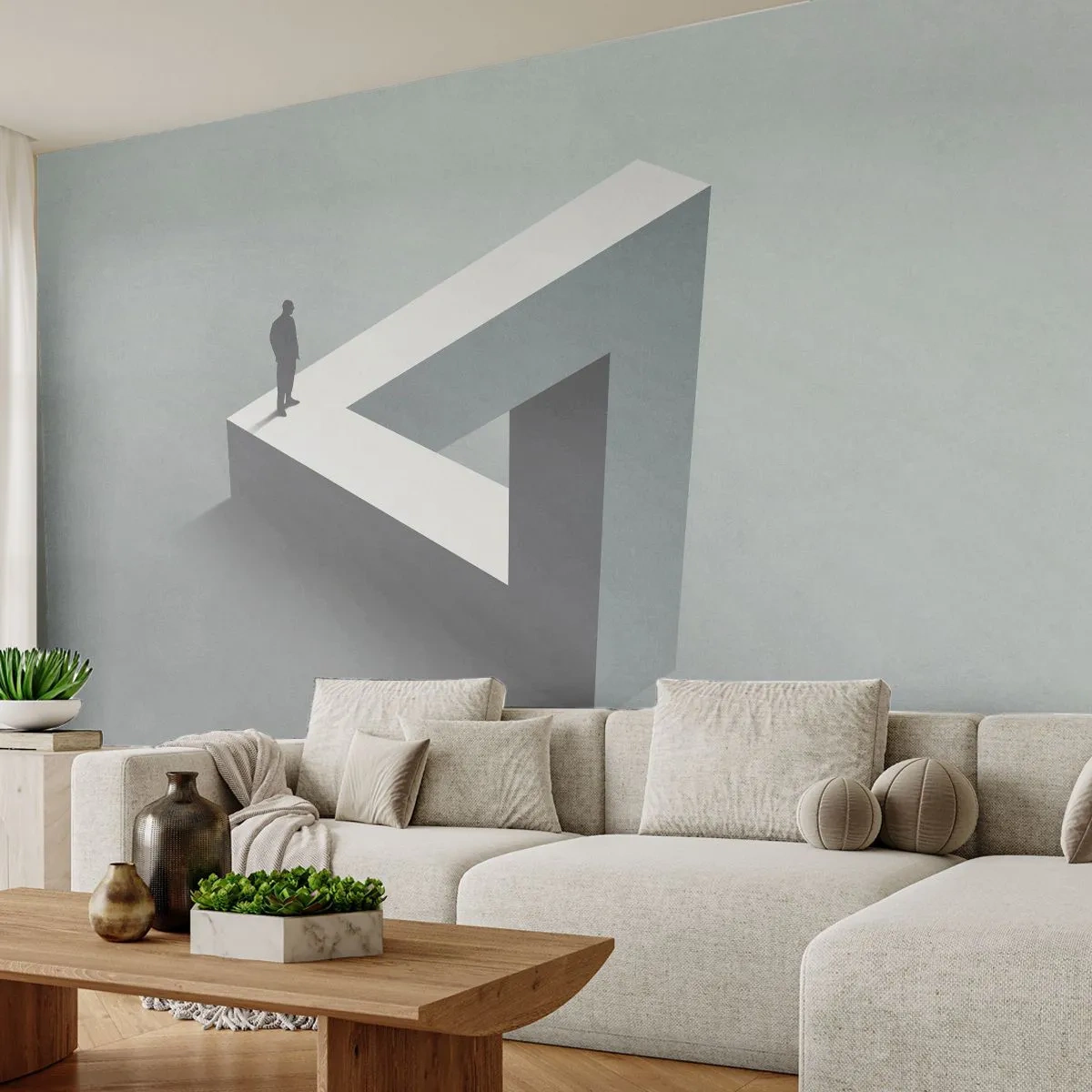 Fototapeta Premium Sand - A přece je to možné - podnikání, Průmyslový, Moderní - 100x70 cm