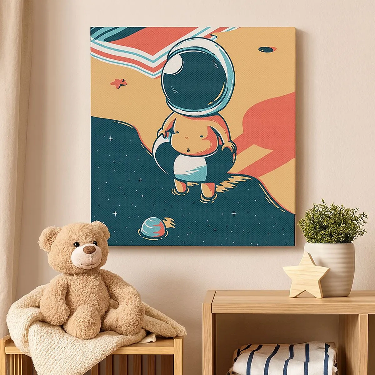 Obraz na plátně - Z jiné perspektivy - 30x30 cm