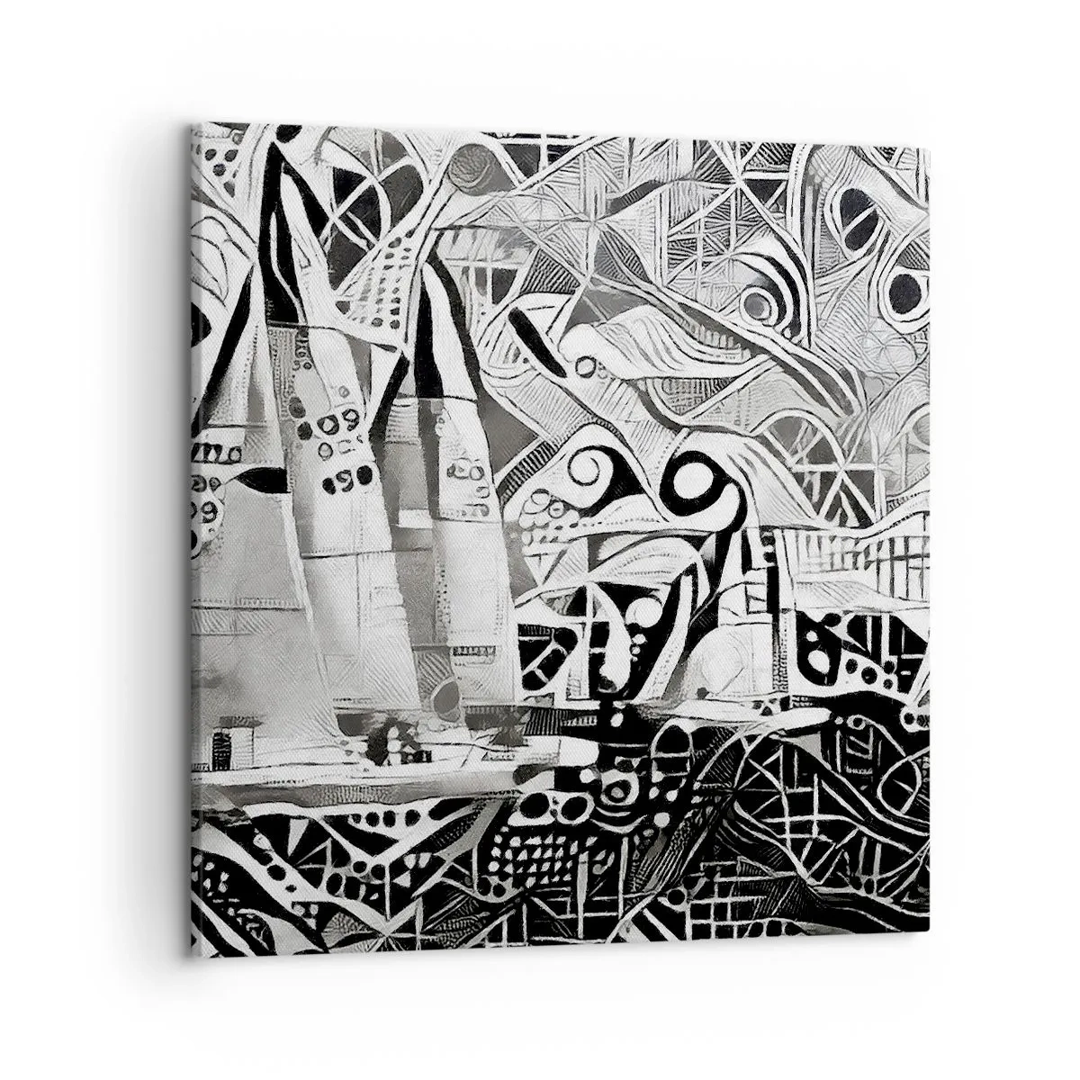 Obraz na plátně - Mezi vlnami - 50x50 cm