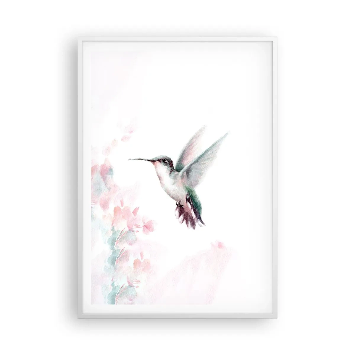 Plakát v bílém rámu - Mávání - 70x100 cm