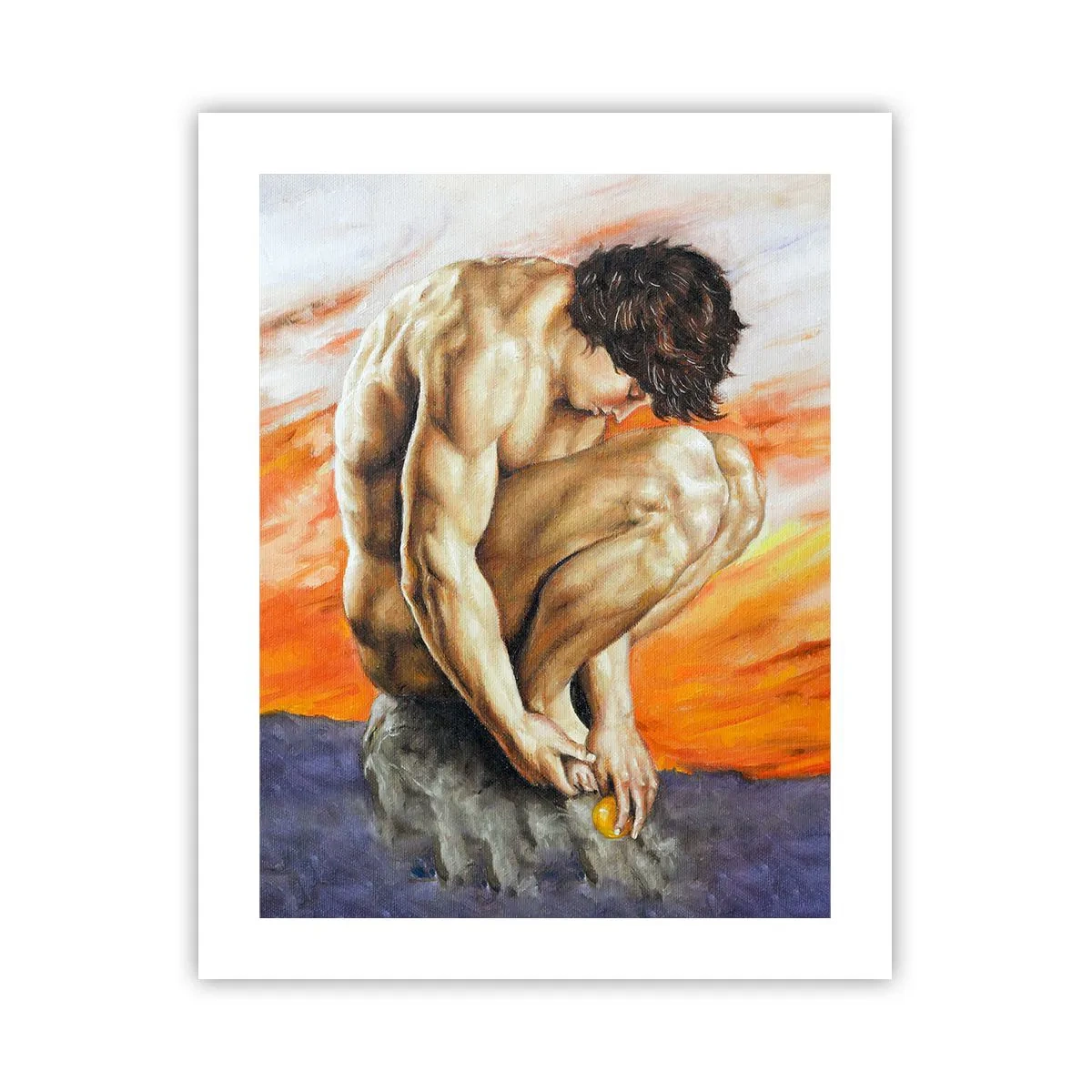 Plakát - Ponořen do sebe - 40x50 cm