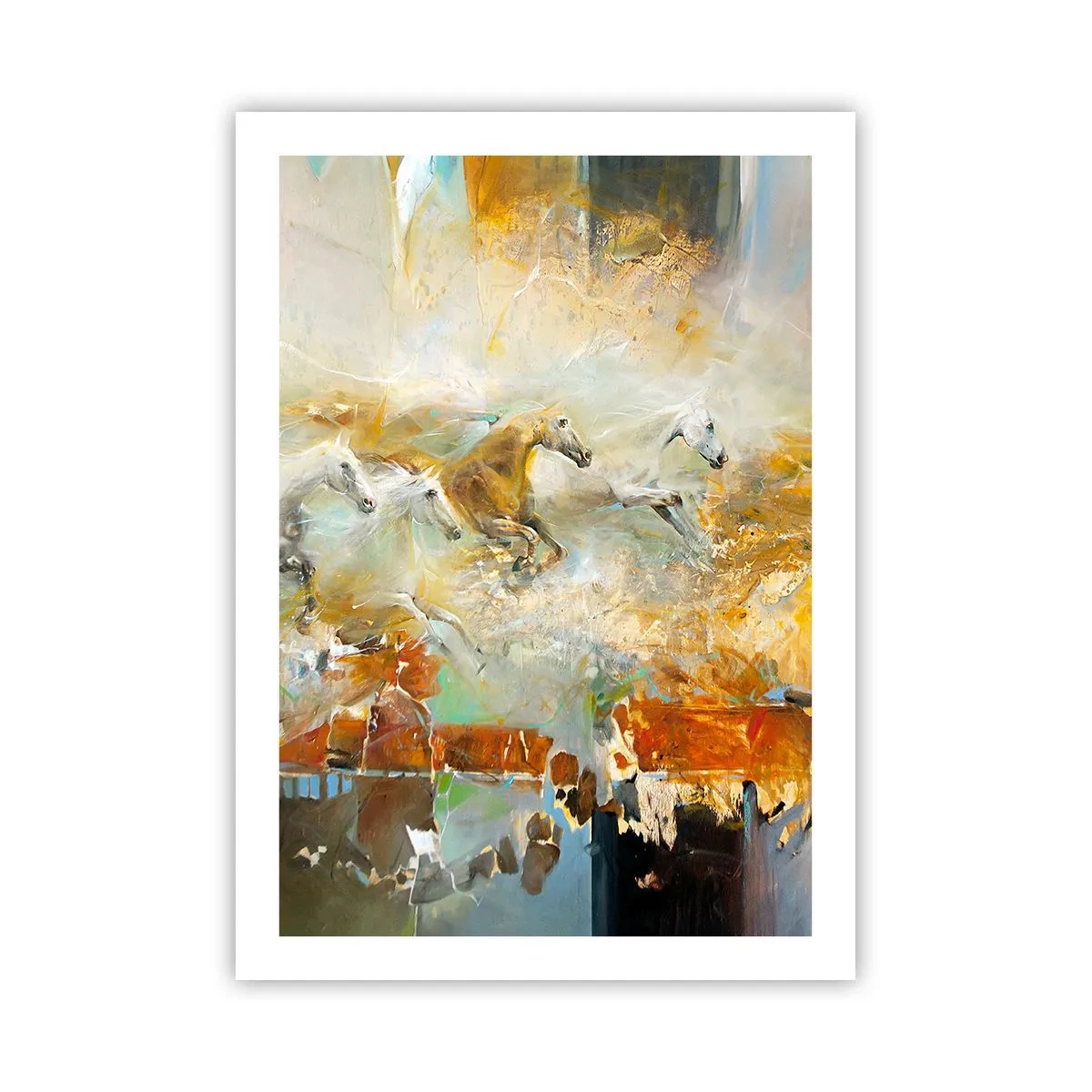 Plakát - Cválá světlem - 50x70 cm