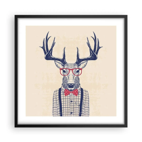 Plakát v černém rámu - Zábavná extravagance - 50x50 cm