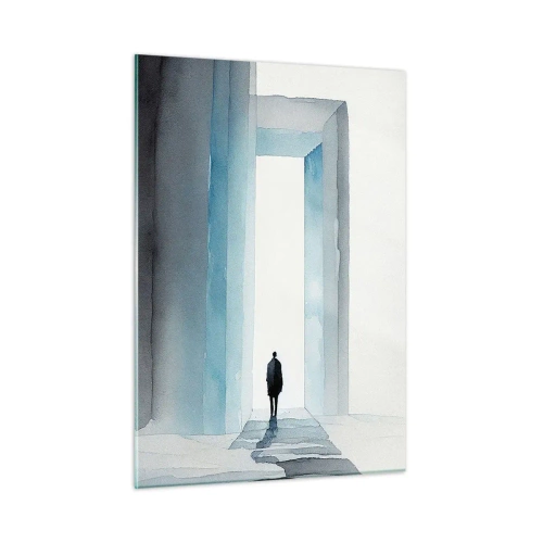 Obraz na skle - Žij bez omezení - 50x70 cm